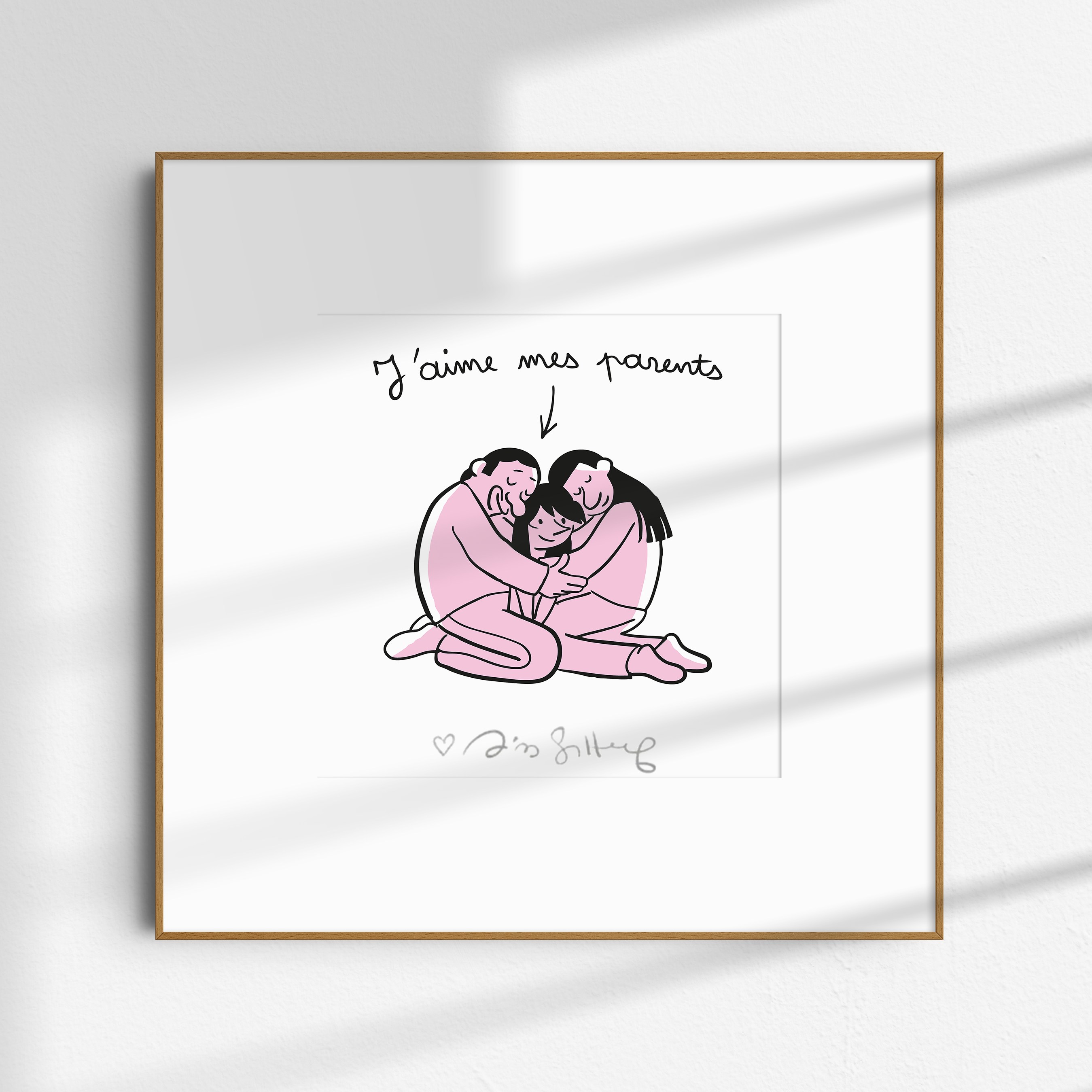 <font color="red">Nouveau !</font> <br>Collection Petit carré<br><strong>LES CAHIERS D'ESTHER</strong> <br> "Mes Parents" <br> <font color="red">Tirage signé par Riad Sattouf </font>