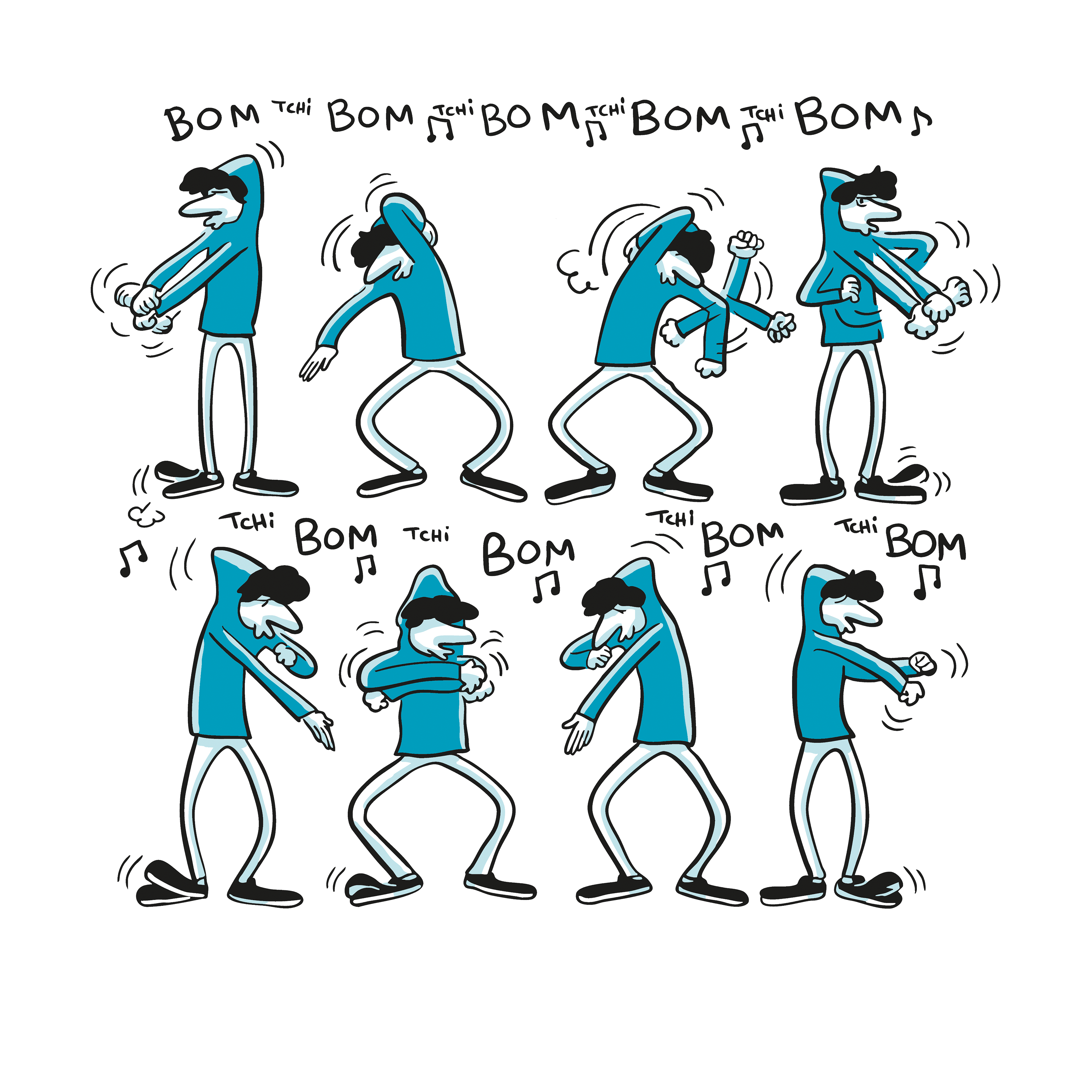 <font color="red">Nouveau !</font> <br><strong>LE JEUNE ACTEUR</strong> <br> "La Tecktonik" <br> <font color="red">Tirage numéroté et signé par Riad Sattouf</font>