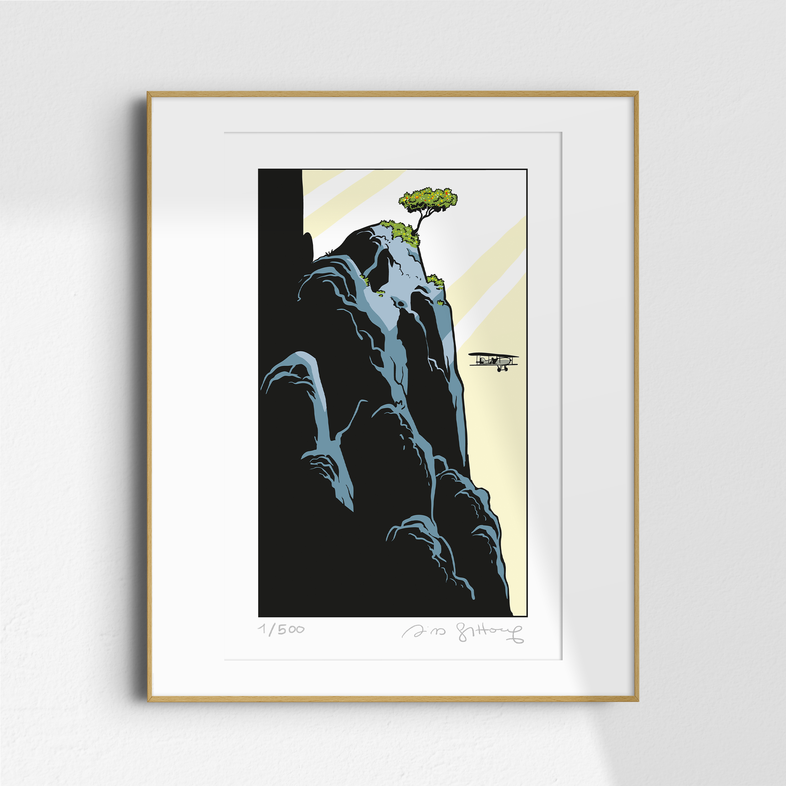 <font color="red">Nouveau !</font> <br> <strong>Riad Sattouf illustre Saint-Exupery</strong> <br> "Terre des Hommes : Le Jardin" <br> <font color="red">Tirage numéroté et signé par Riad Sattouf </font>