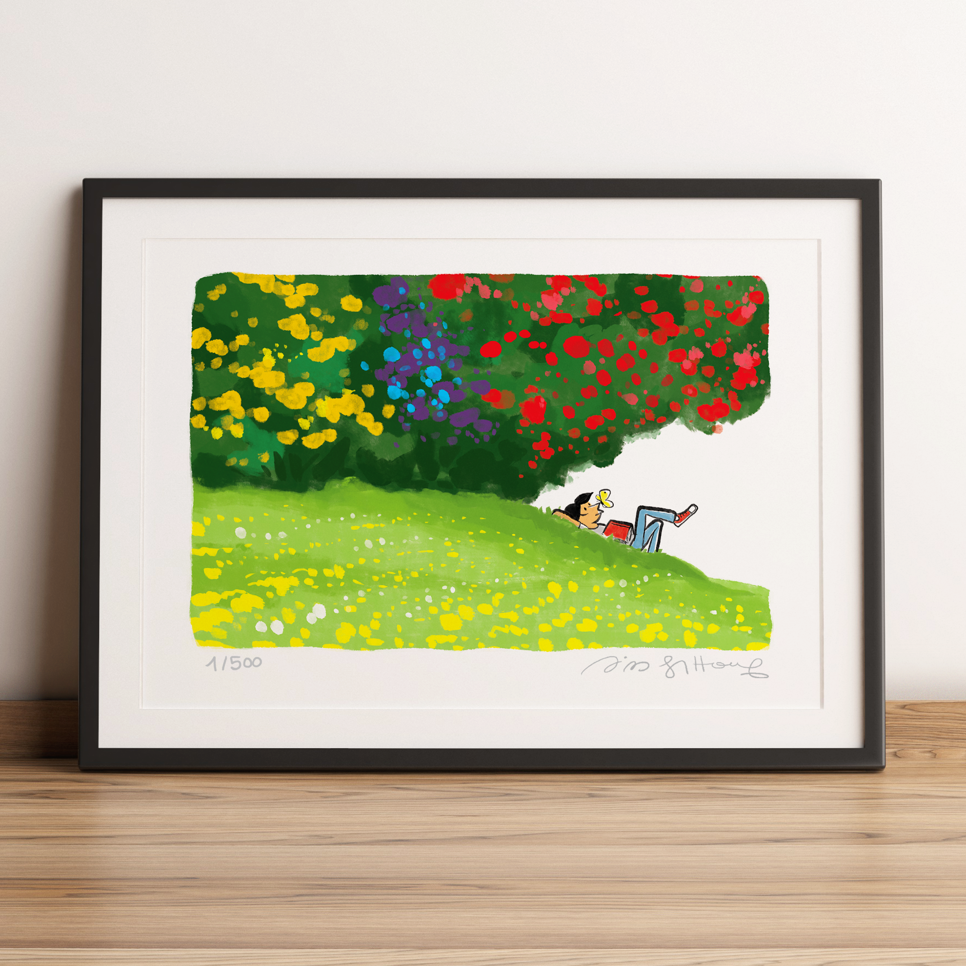 <strong>LES CAHIERS D'ESTHER</strong> <br> "Les Petites Fleurs" <br> <font color="red">Tirage numéroté et signé par Riad Sattouf </font>