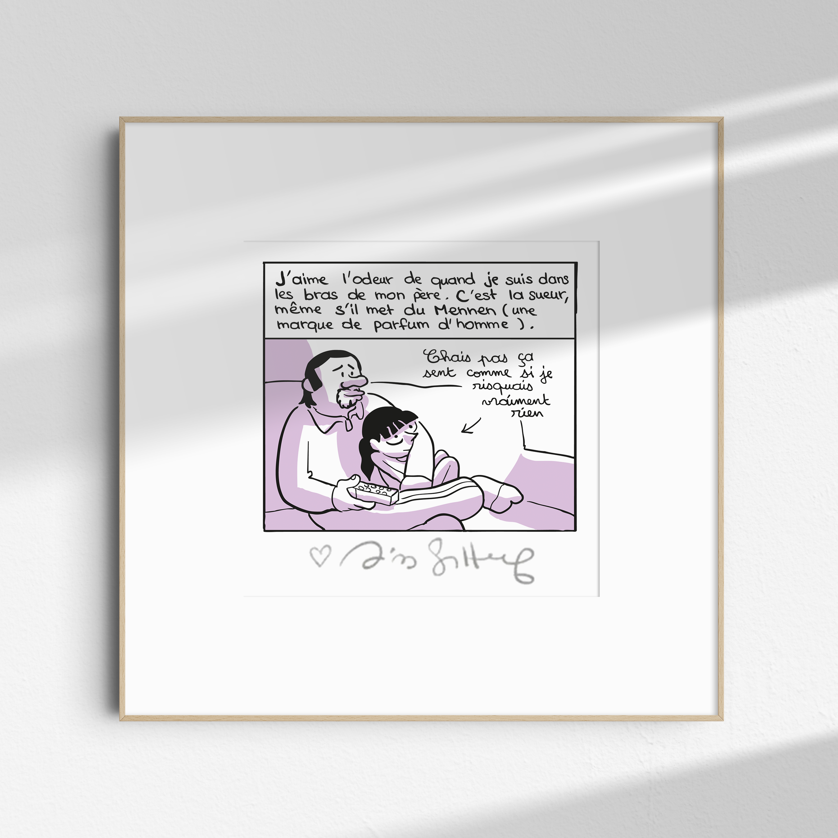 <font color="red">Nouveau !</font> <br>Collection Petit carré<br><strong>LES CAHIERS D'ESTHER</strong> <br> "Les Bras de mon père" <br> <font color="red">Tirage signé par Riad Sattouf </font>