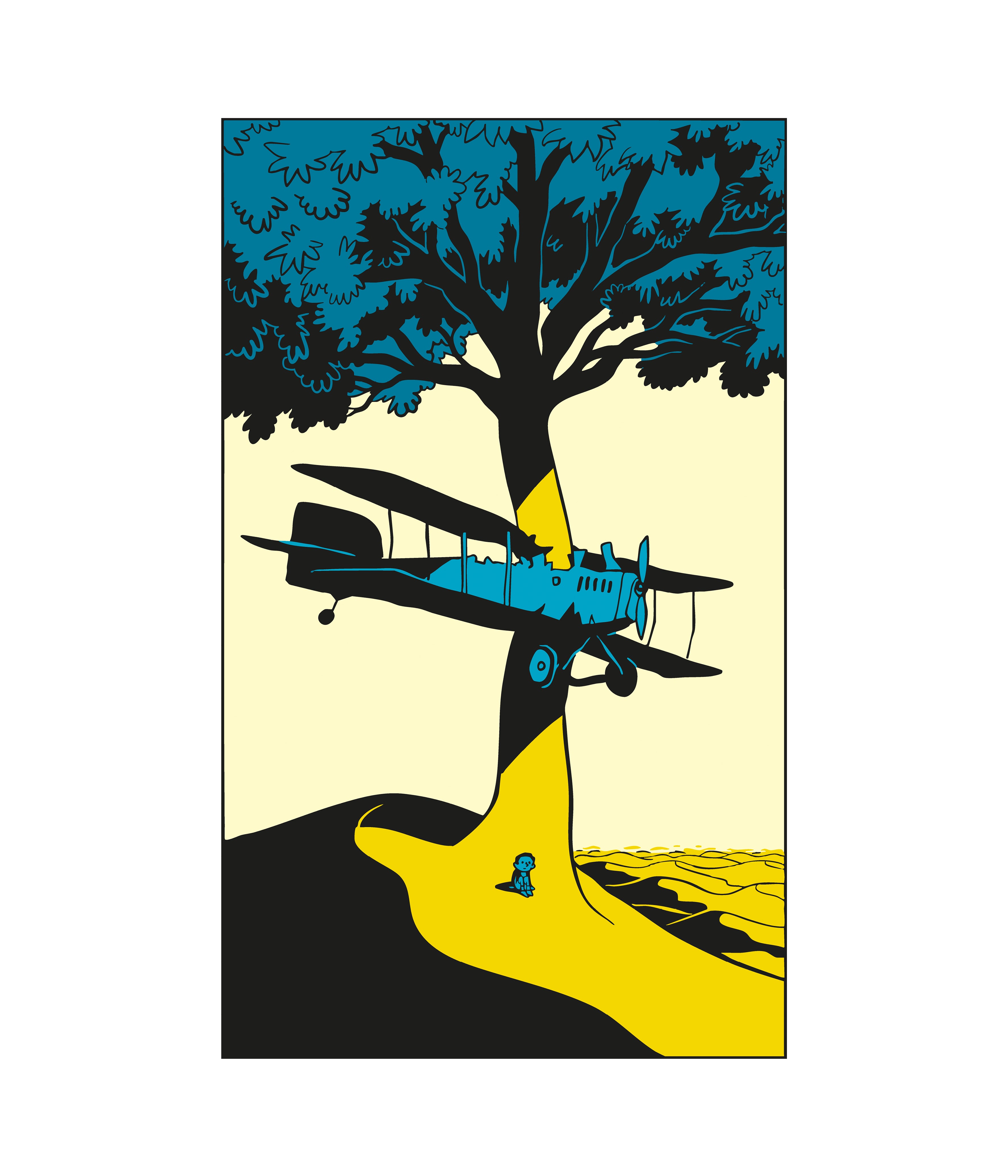 <font color="red">Nouveau !</font> <br> <strong>Riad Sattouf illustre Saint-Exupery</strong> <br> "Terre des Hommes : L'Avion" <br> <font color="red">Tirage numéroté et signé par Riad Sattouf </font>