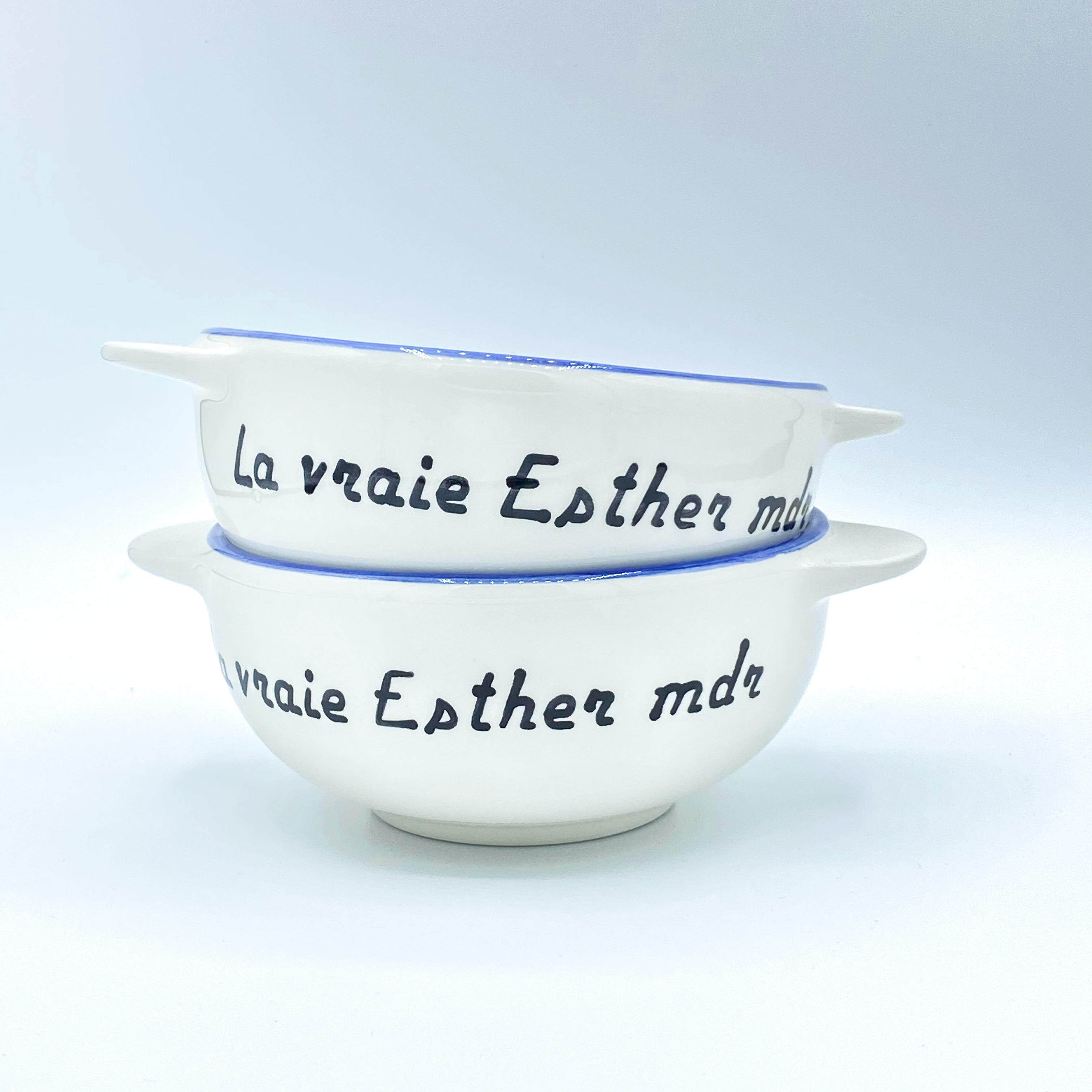<strong>Bol stylé collector </strong> <br> "La Vraie Esther mdr"