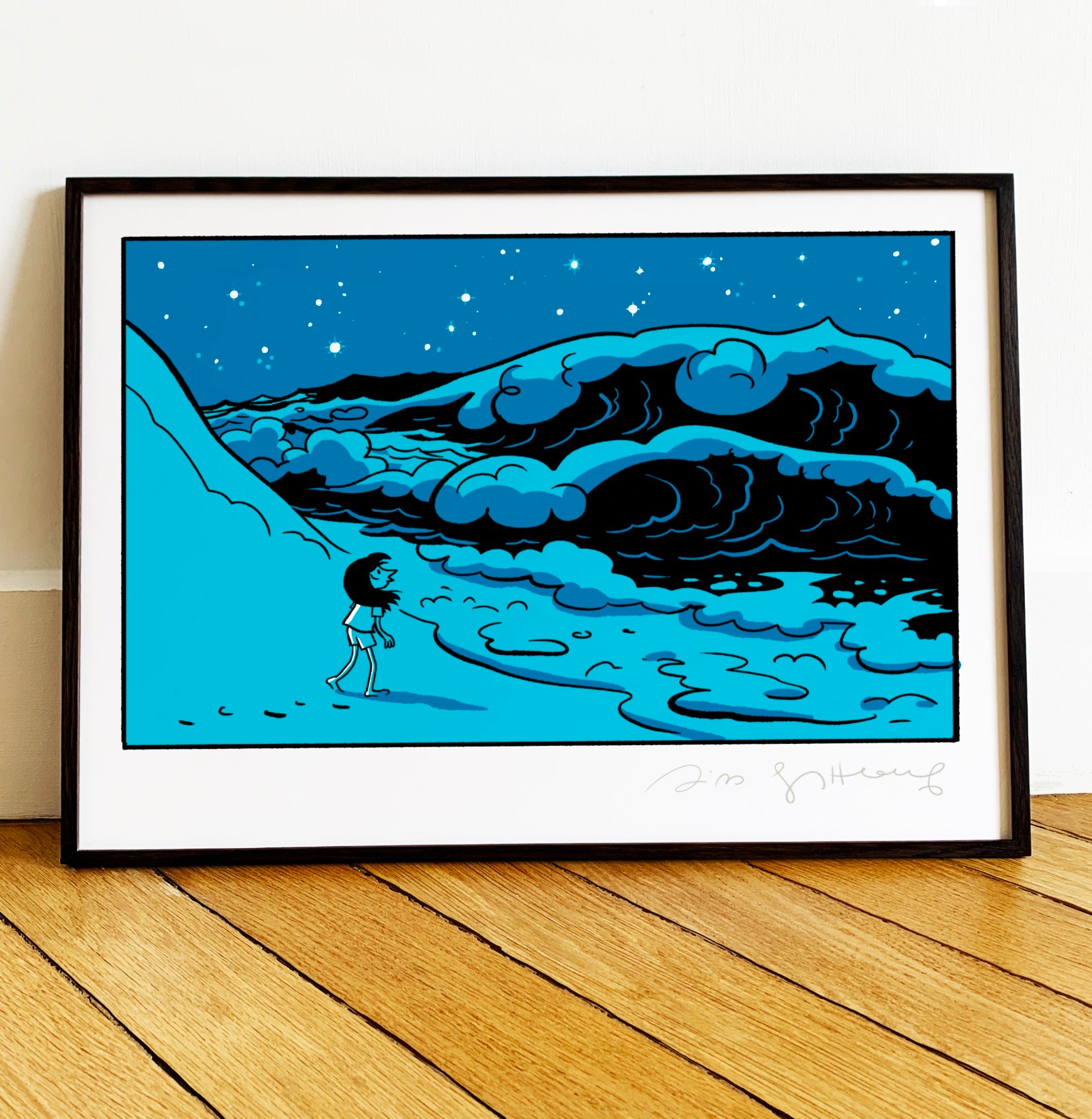 <strong>LES CAHIERS D'ESTHER </strong><br> "Le Rêve de la vague de nuit" <br> <font color="red">Signé par Riad Sattouf </font>