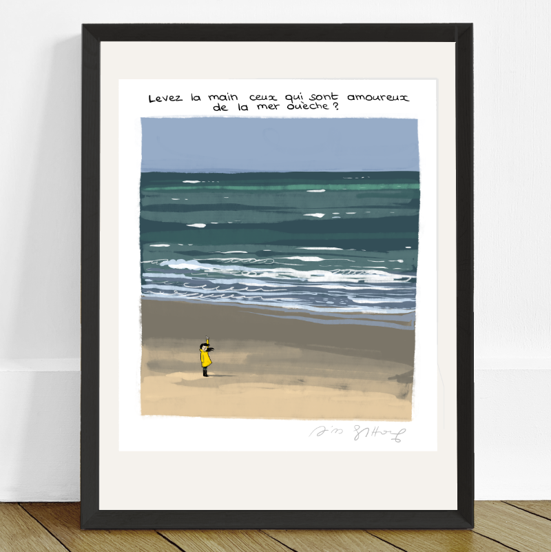 <strong>LES CAHIERS D'ESTHER</strong> <br> "La Mer" <br> <font color="red">Signé par Riad Sattouf </font>