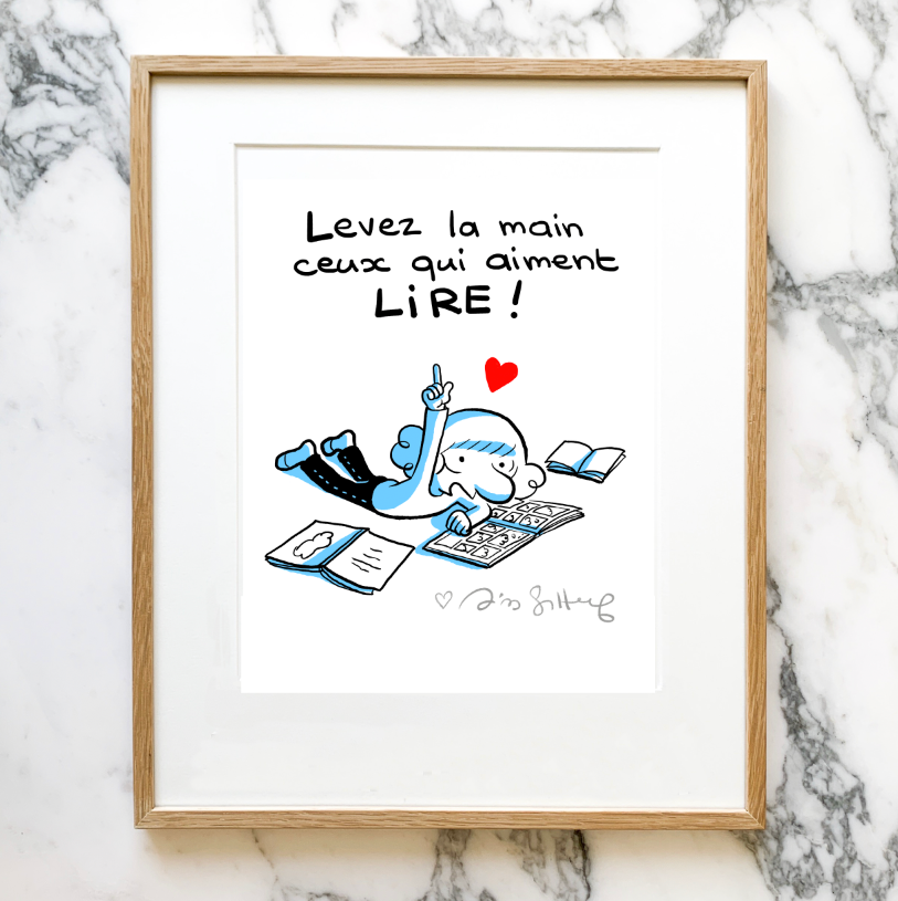 THE ARAB OF THE FUTURE <br> "Who Loves to Read?" <br> <font color="red"> Signed by Riad Sattouf </font>