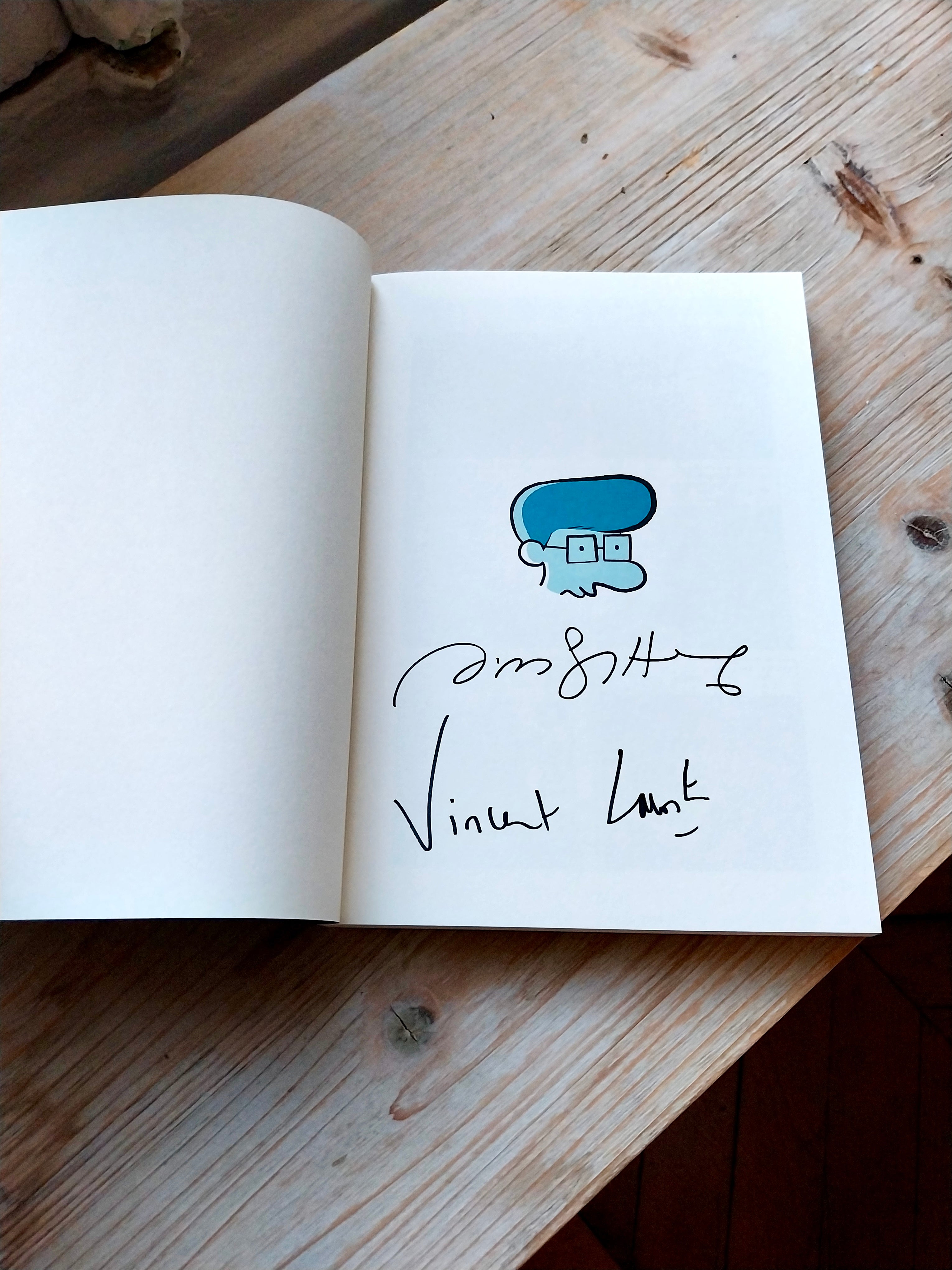 THE YOUNG ACTOR 1 <br> <font color="red">Books signed by <br> Vincent Lacoste et Riad Sattouf</font>