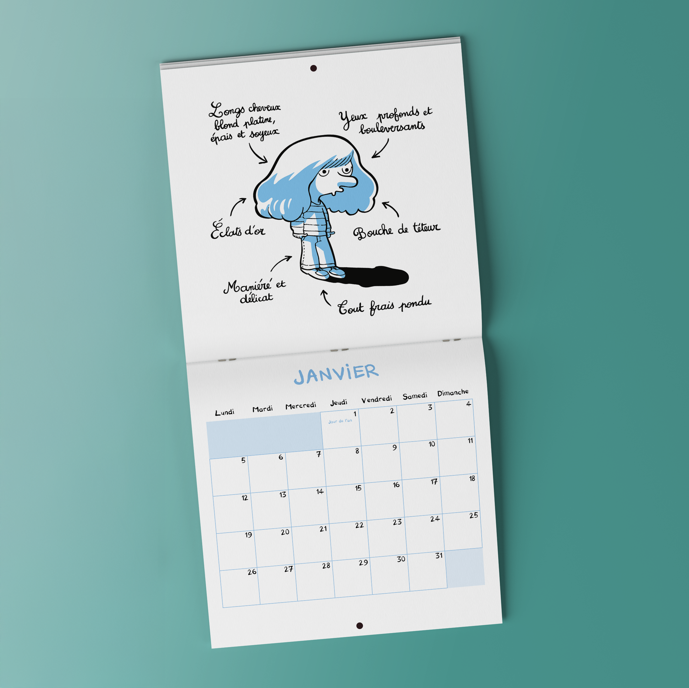 <font color="red">Nouveau !</font> <br>Calendrier 2026 L'Arabe du futur