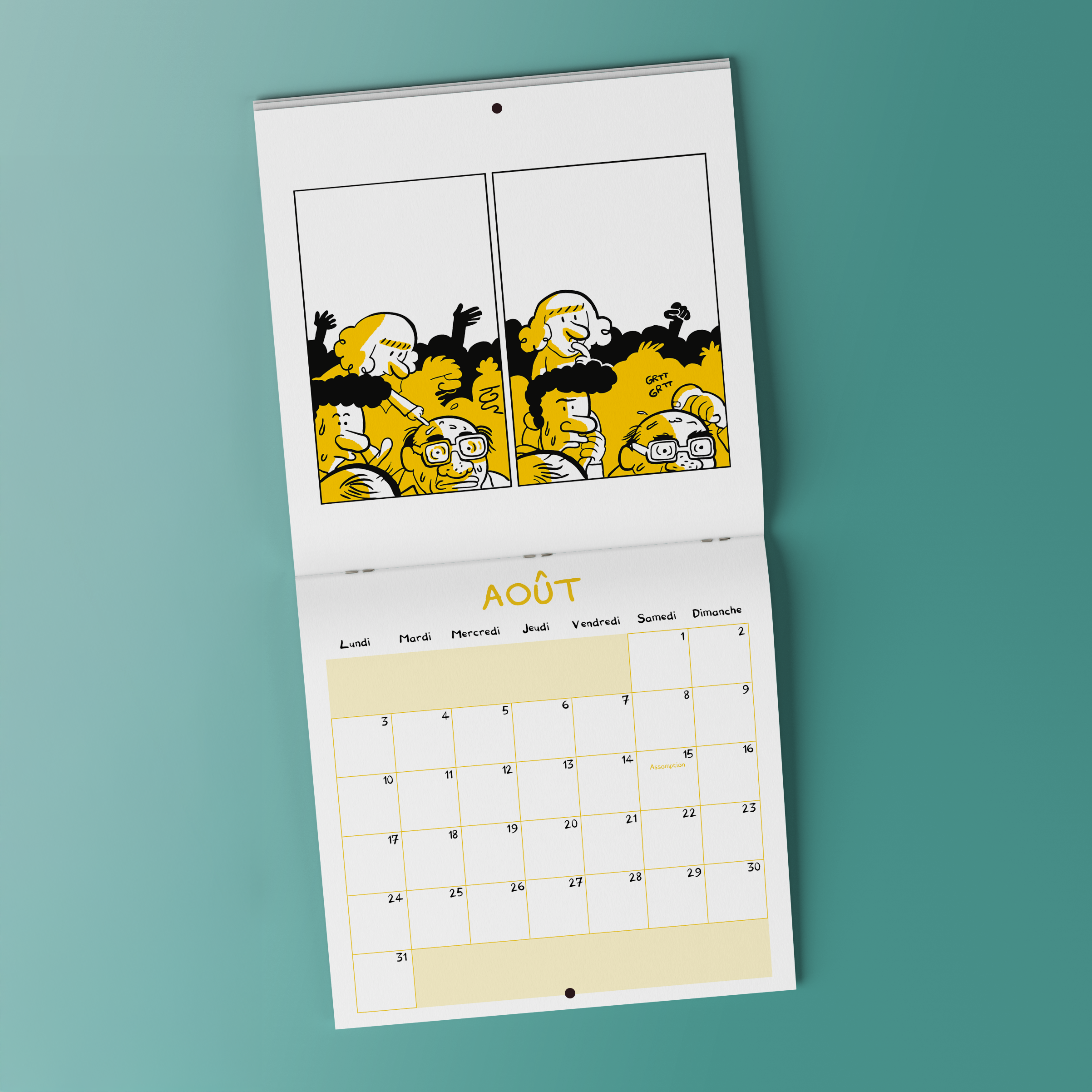 <font color="red">Nouveau !</font> <br>Calendrier 2026 L'Arabe du futur