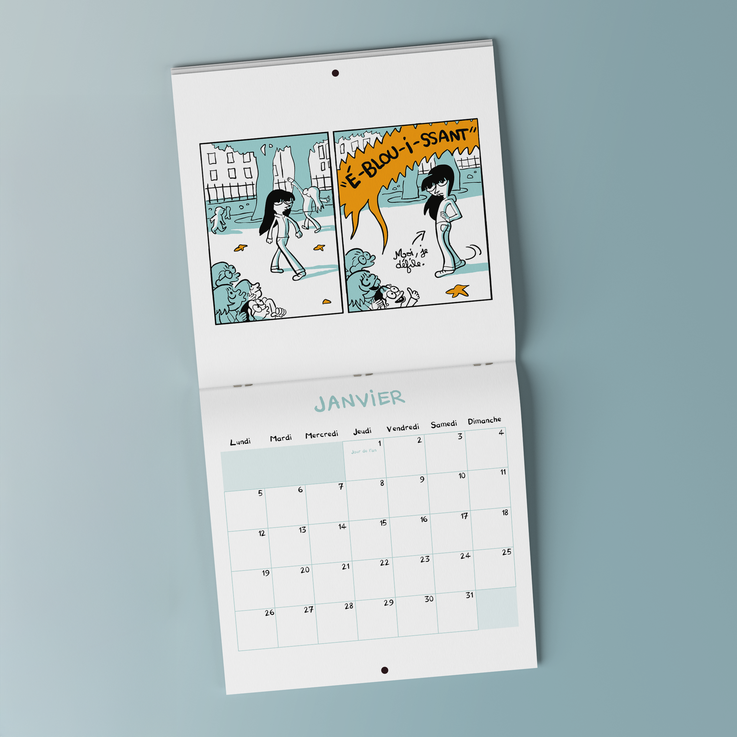 <font color="red">Nouveau !</font> <br>Calendrier 2026 Les Cahiers d'Esther