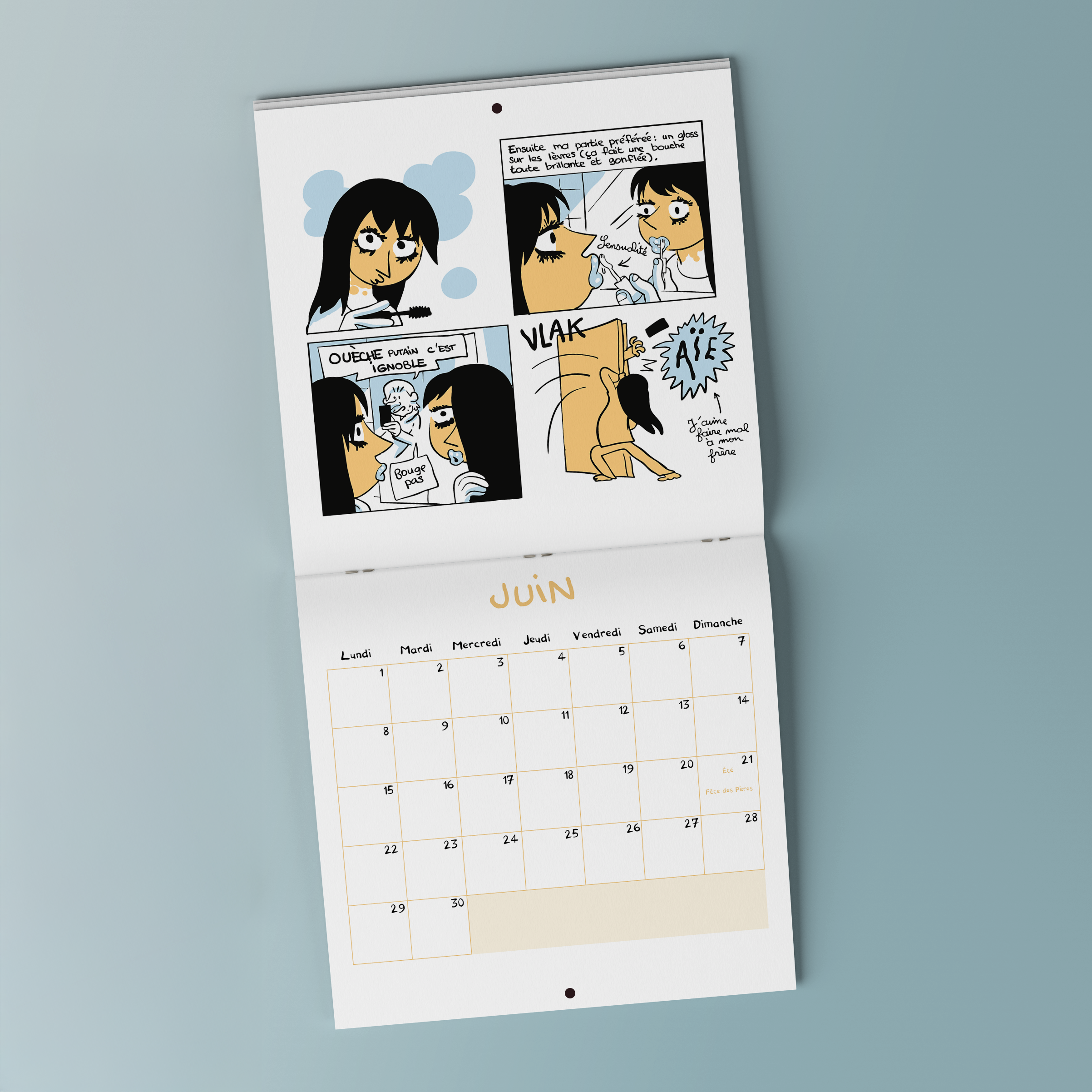 <font color="red">Nouveau !</font> <br>Calendrier 2026 Les Cahiers d'Esther
