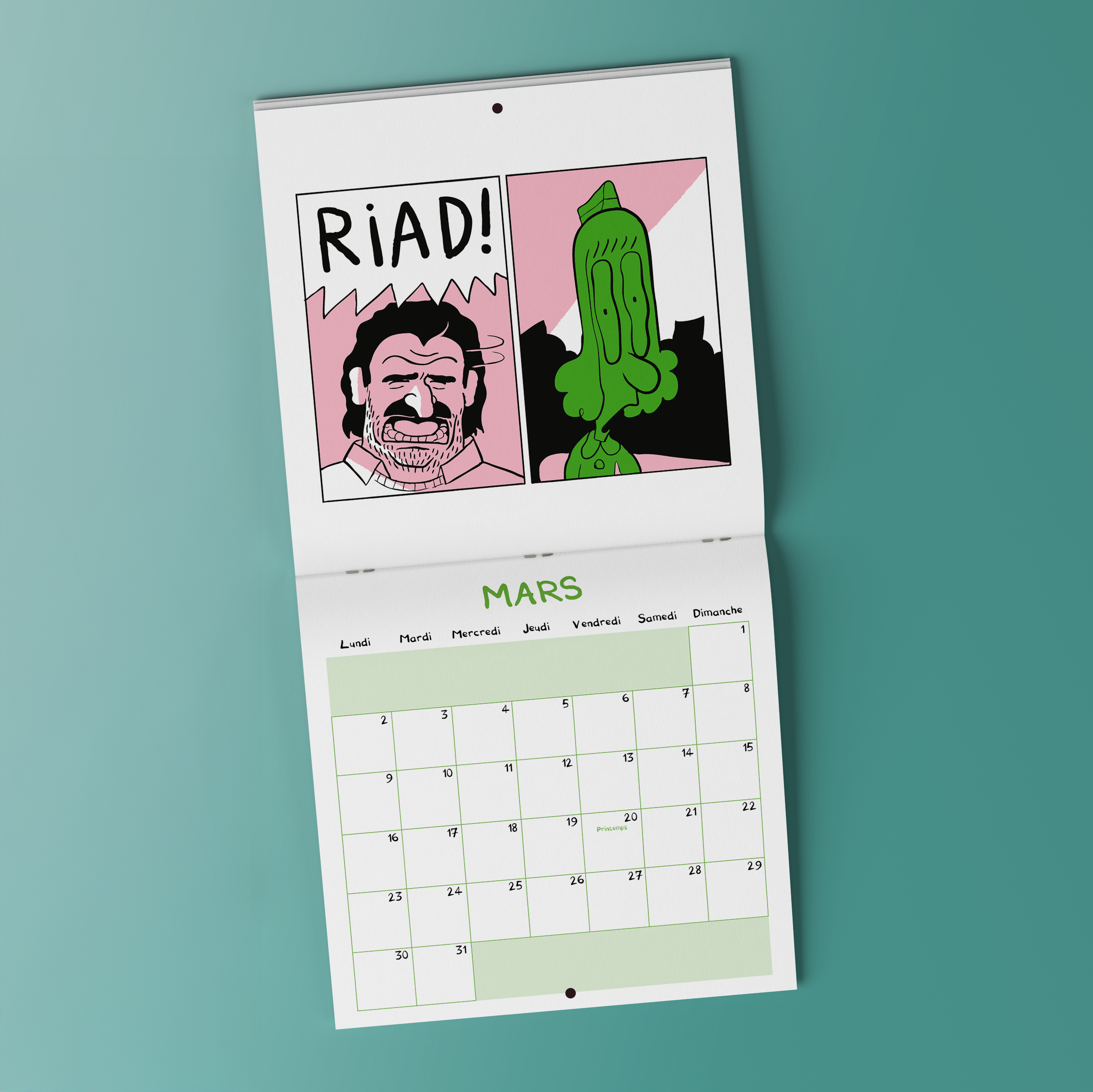 <font color="red">Nouveau !</font> <br>Calendrier 2026 L'Arabe du futur