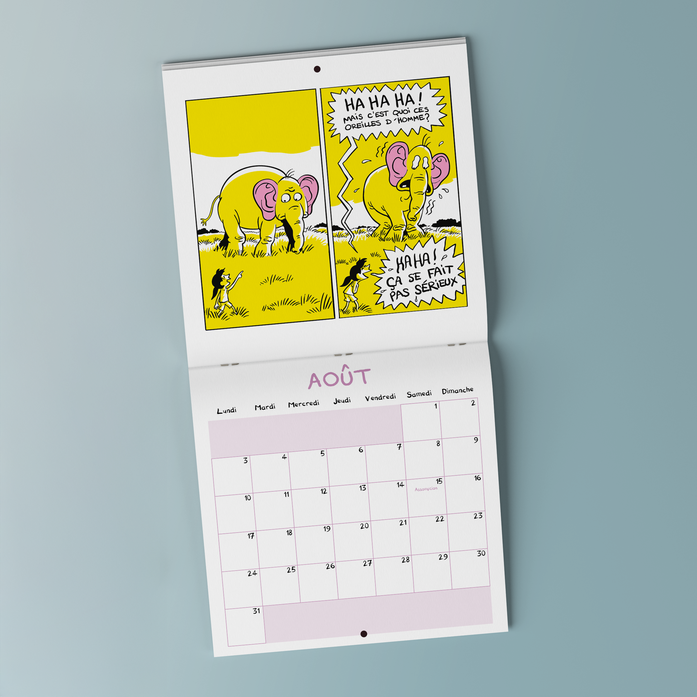 <font color="red">Nouveau !</font> <br>Calendrier 2026 Les Cahiers d'Esther