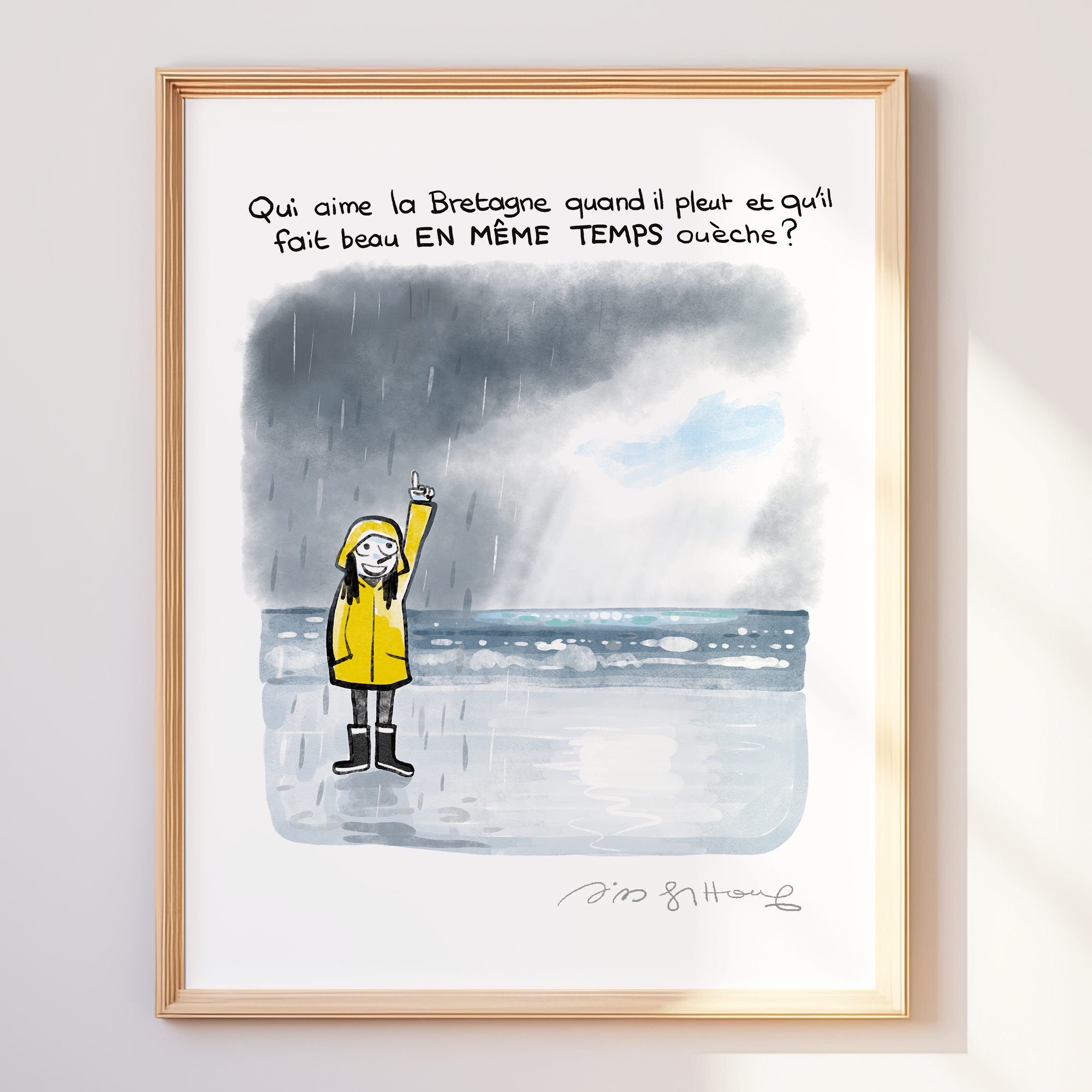 LES CAHIERS D'ESTHER</strong> <br> "Esther et le joli temps breton" <br> <font color="red">Signé par Riad Sattouf <br></font>