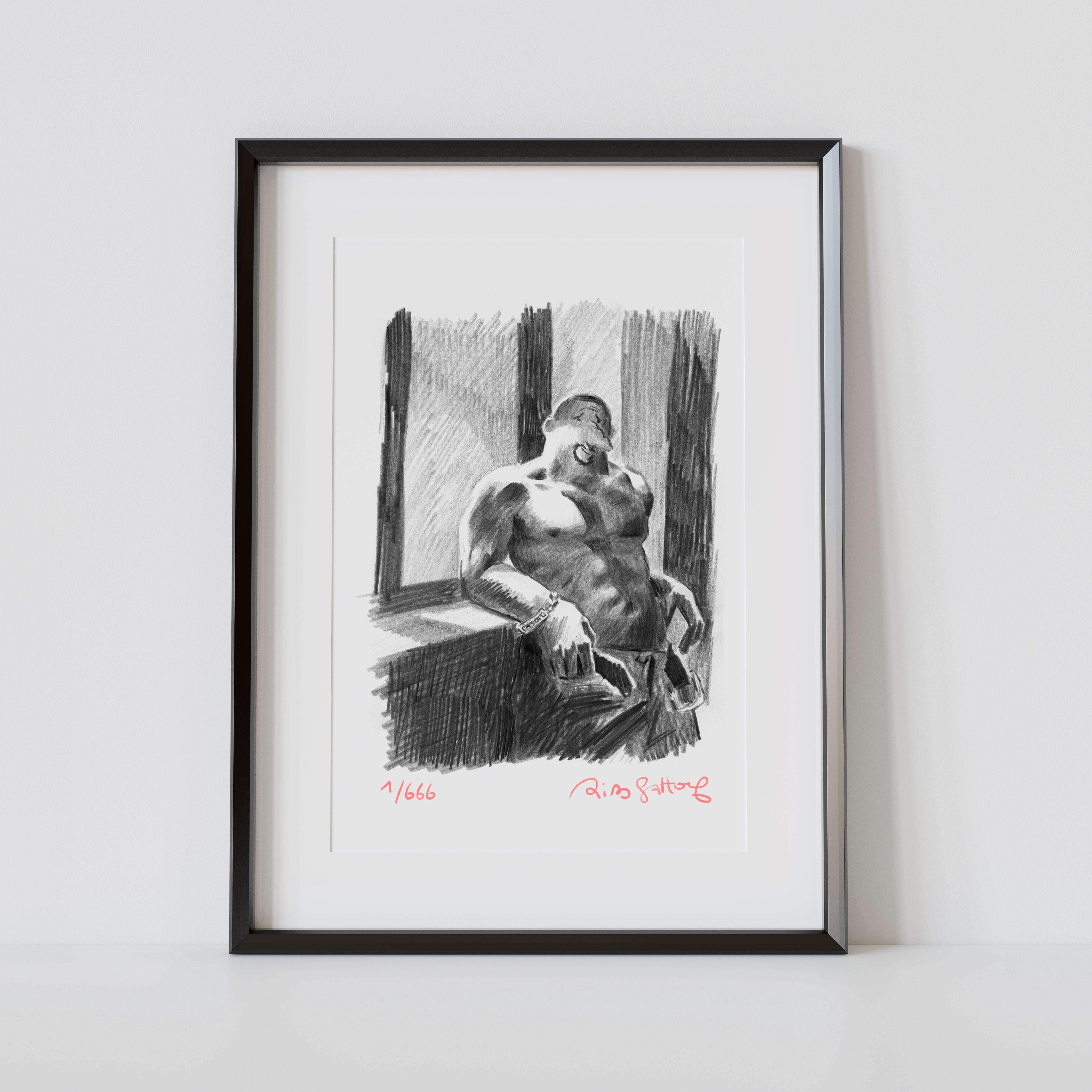 <font color="red">New!</font> <br>PASCAL BRUTAL <br> "The Virility"<br><font color="red">Numbered and signed by Riad Sattouf</font>
