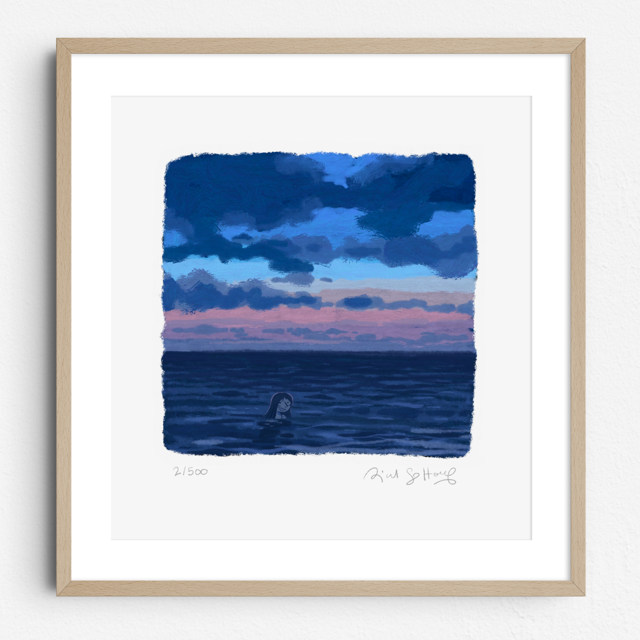 ESTHER'S NOTEBOOKS <br> "The night swim"  <br> <font color="red">Numbered and signed by Riad Sattouf</font>