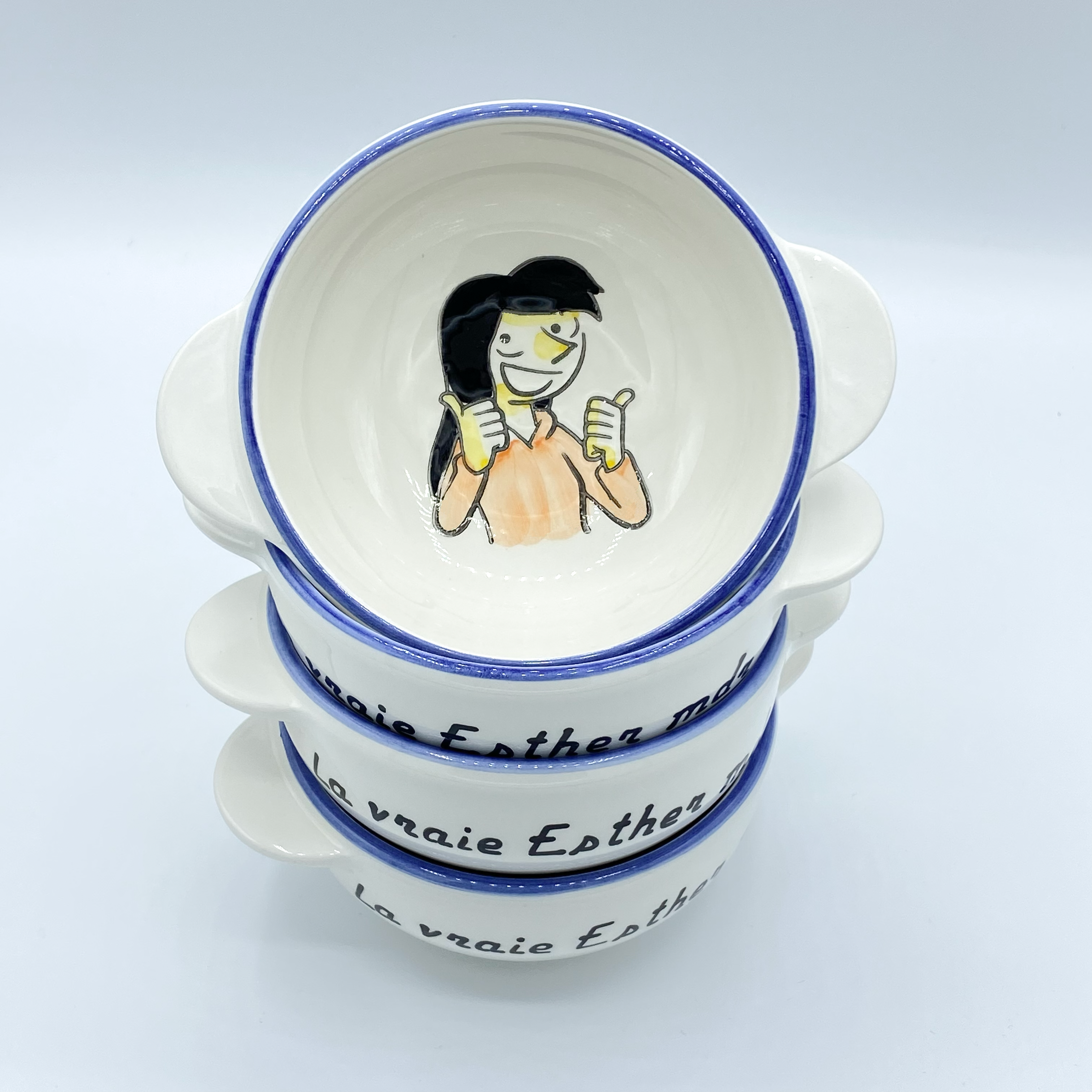 <strong>Bol stylé collector </strong> <br> "La Vraie Esther mdr"