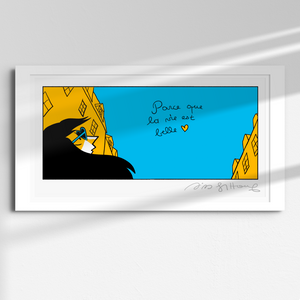 ESTHER'S NOTEBOOKS <br> "The blue sky"  <br> <font color="red"> Exclusive edition signed <br> by Riad Sattouf </font>