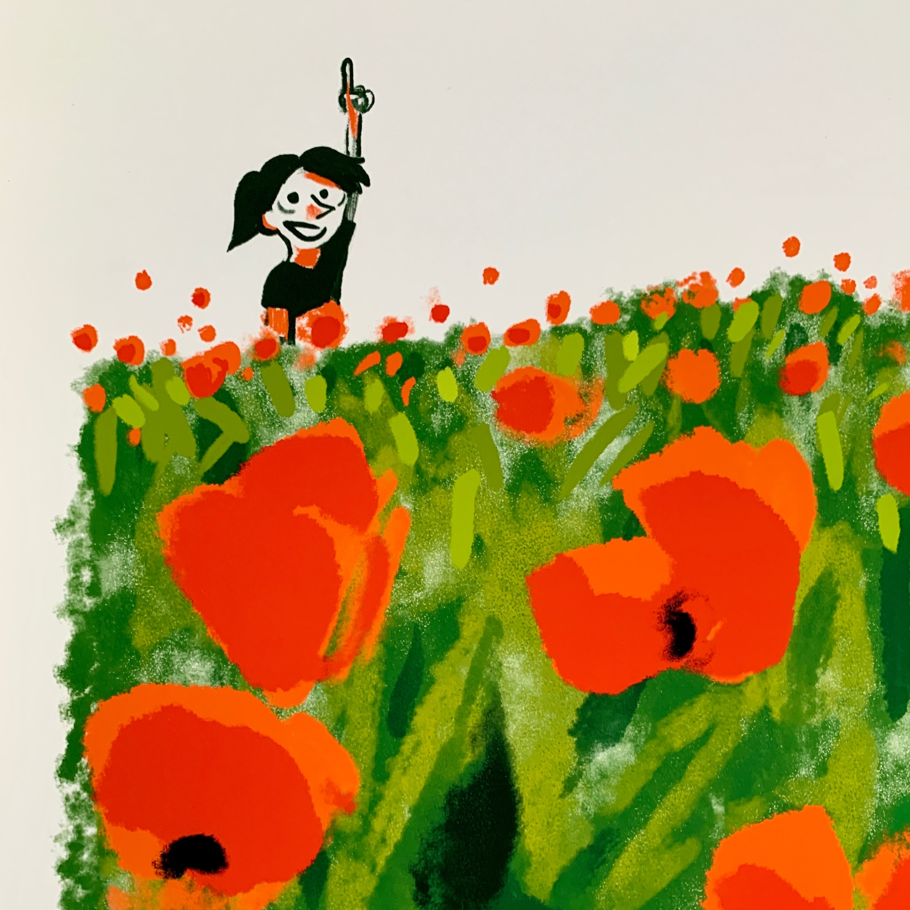 ESTHER'S NOTEBOOKS <br> "The Poppies"<br> <font color="red"> Signed by Riad Sattouf </font>